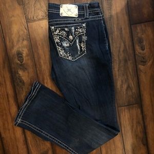 Miss Me Mid-Rise Boot Cut Jeans Tall 34x37 Plus